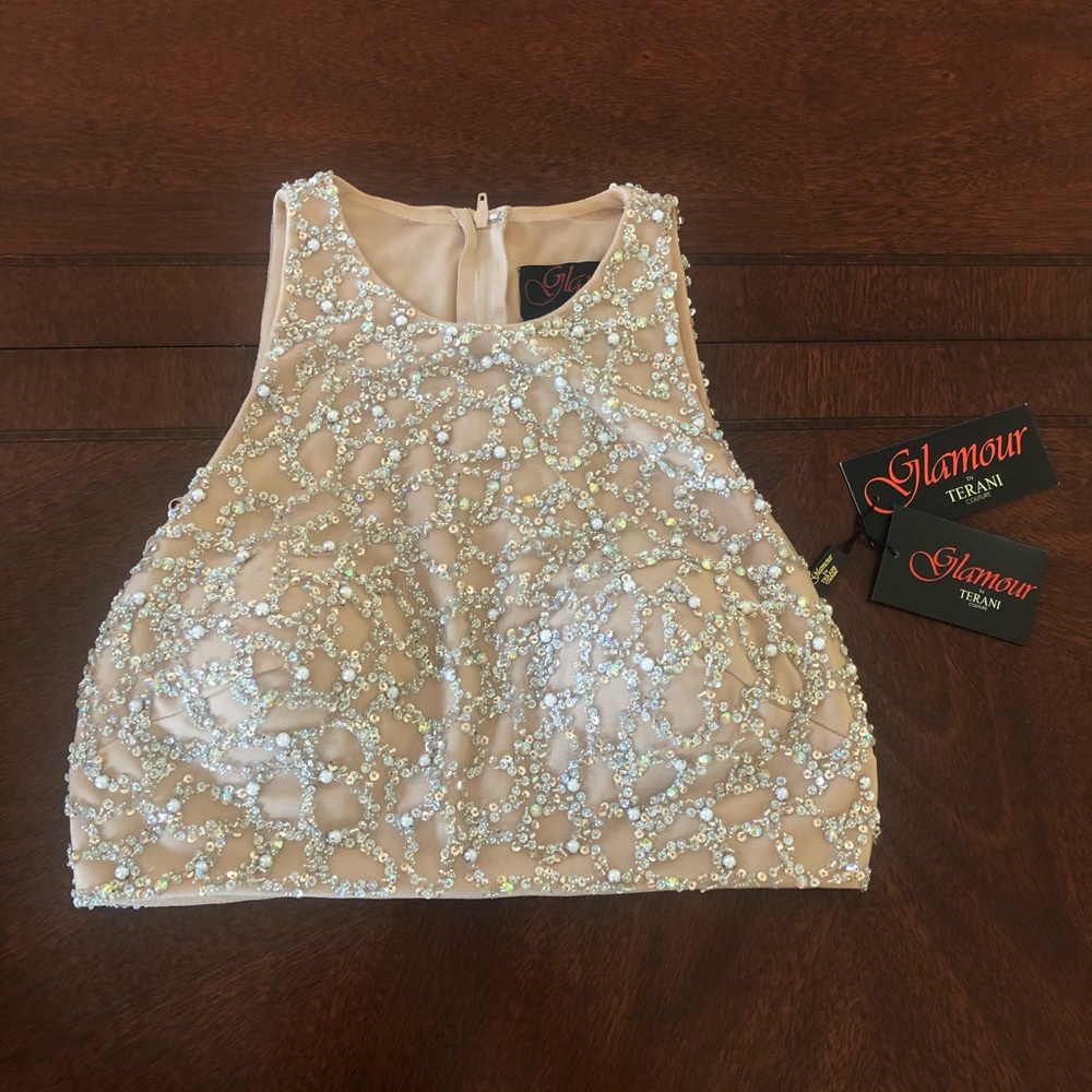 Embellished Crop Top